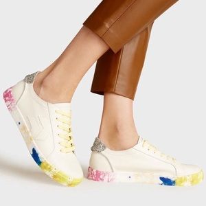 🆕{Dolce Vita} Zaga Citron Multi Tie Dye Leather Sneakers
